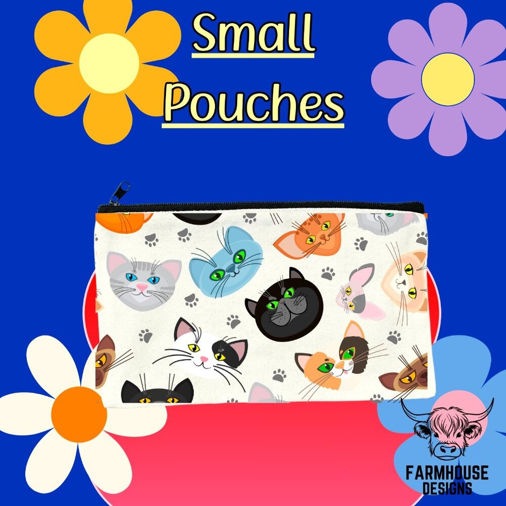 Small Handheld Pouch Bag Farmhouse Designs